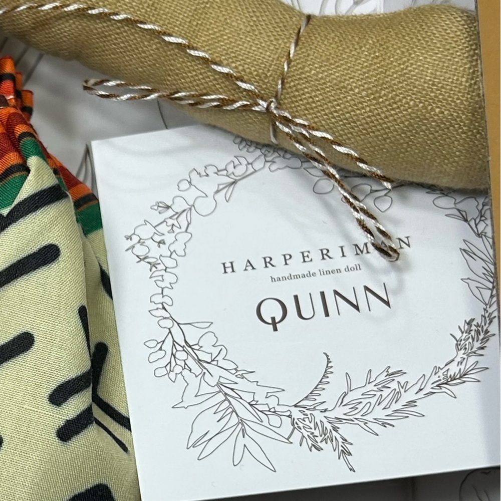 Harperiman Quinn 14” Handmade Plush Linen Doll - BNIB - Picture 8 of 10